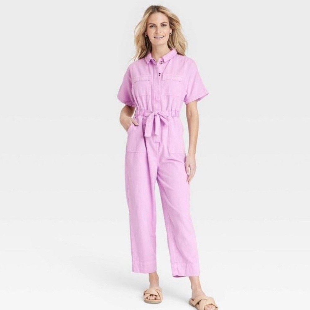 Universal Thread - Lavender Purple Utility Romper - MEDIUM